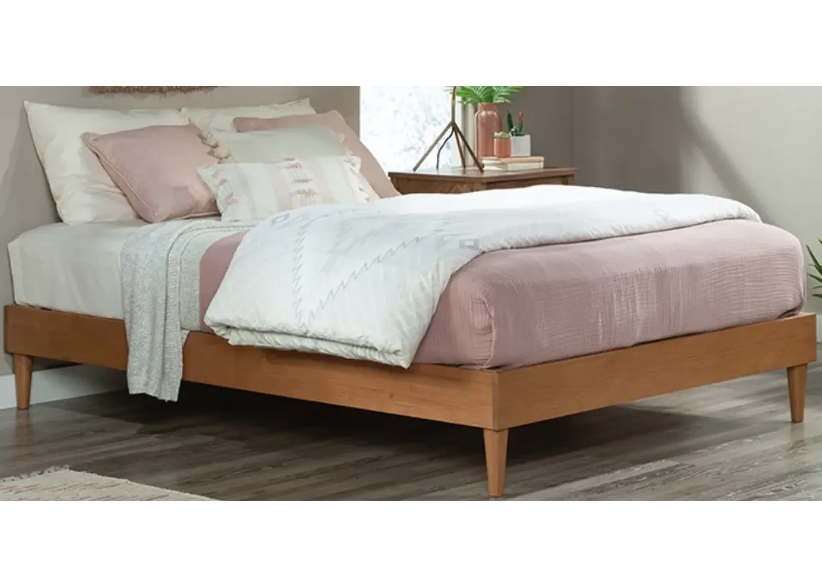 Sauder® Cannery Bridge® Sindoori Mango® Queen Platform Bed