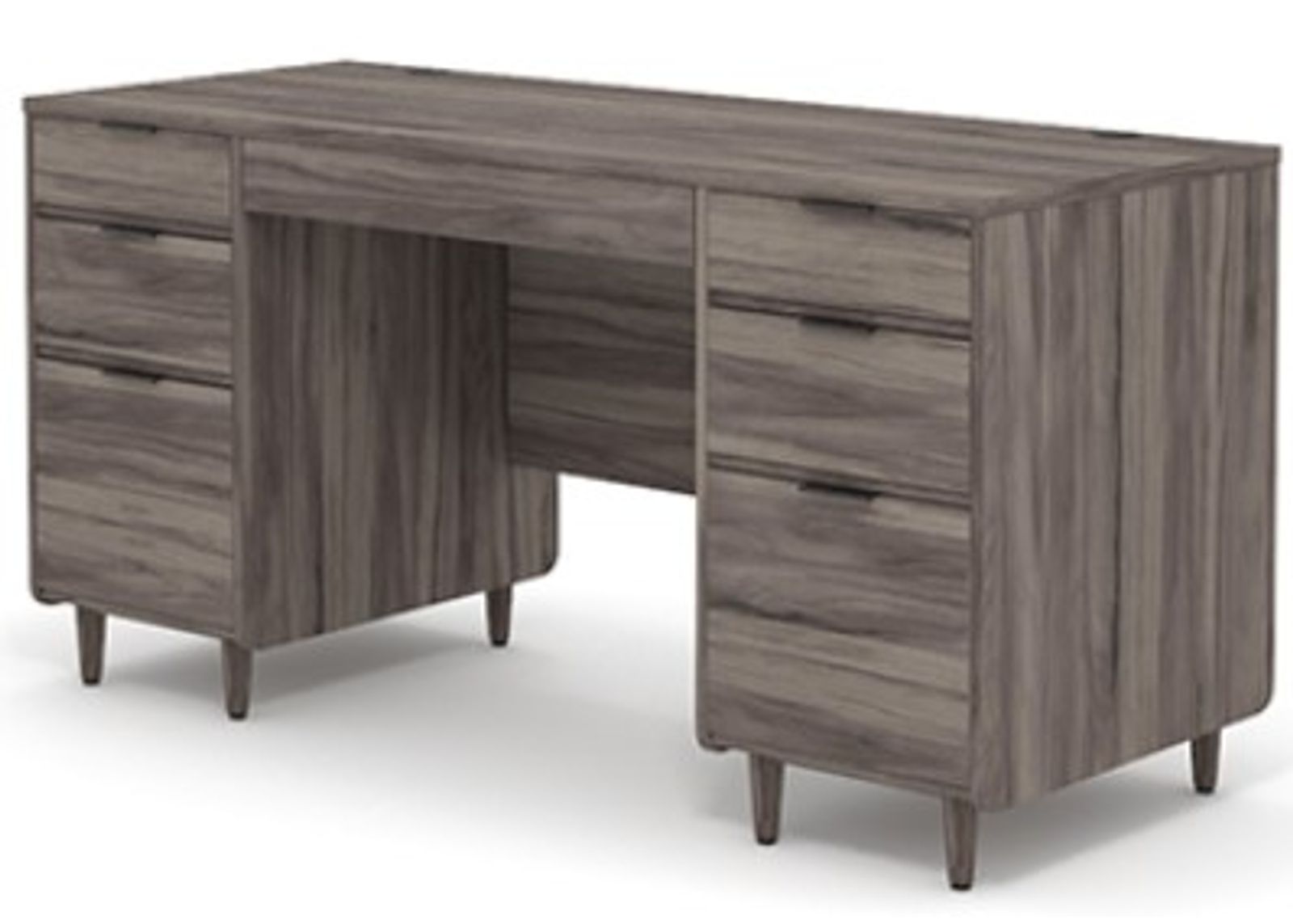 Sauder® Clifford Place® Jet Acacia® Executive Desk