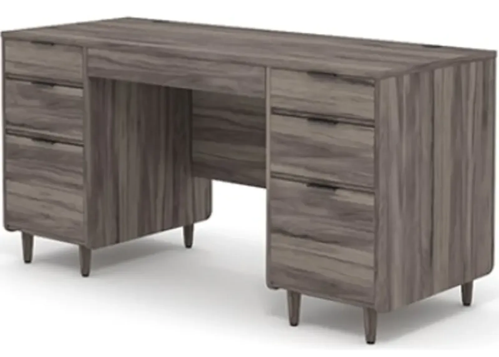 Sauder® Clifford Place® Jet Acacia® Executive Desk