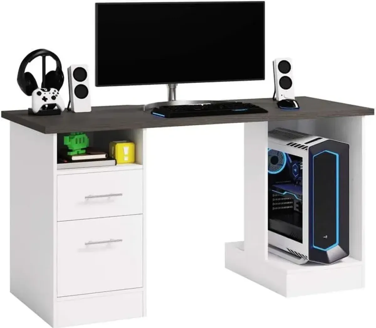 Sauder® Select White Gaming Desk