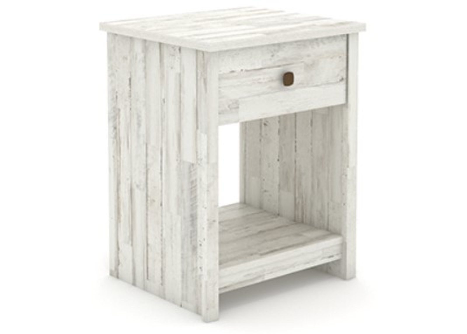 Sauder® River Ranch® White Plank® Nightstand with Drawer