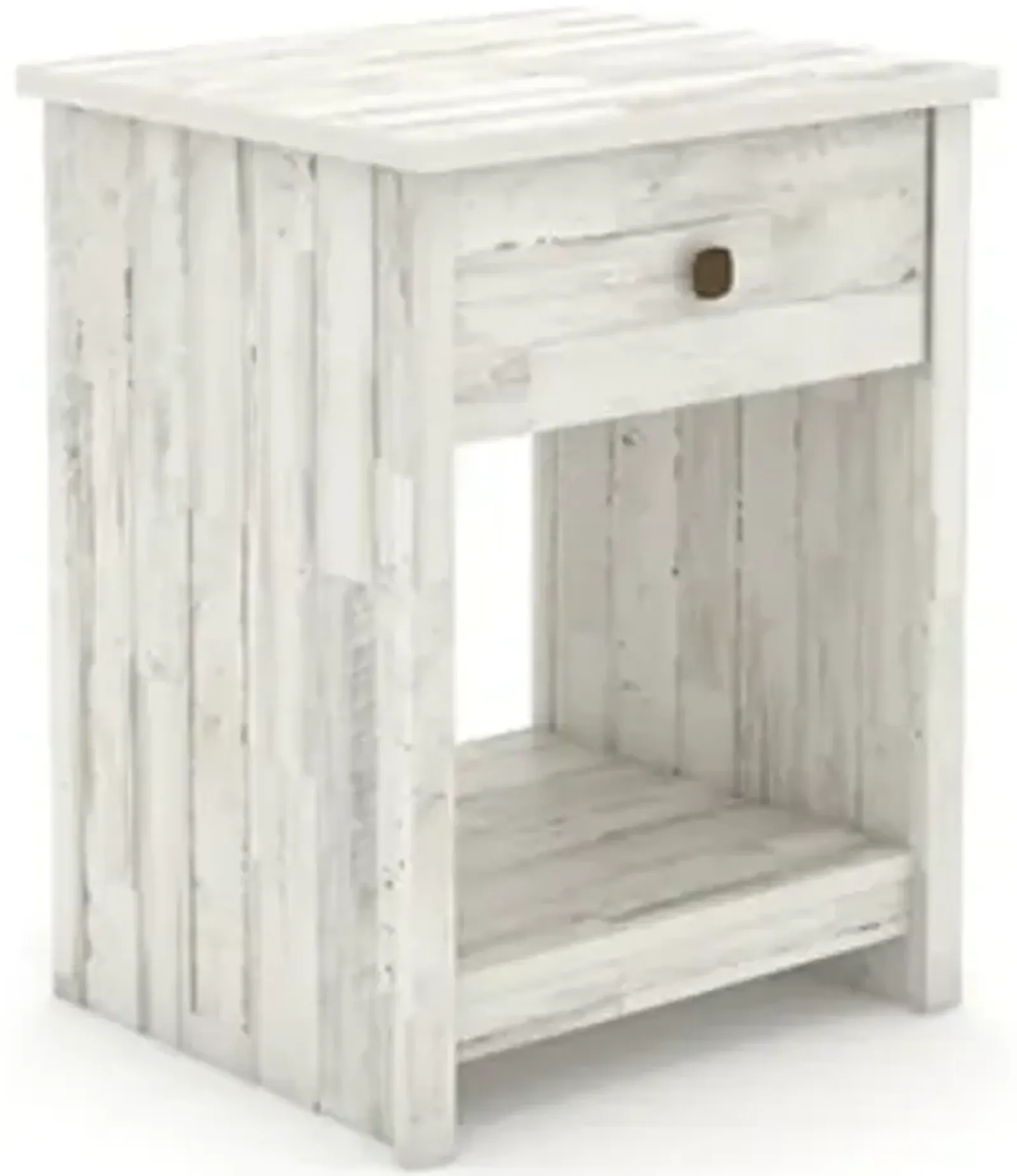 Sauder® River Ranch® White Plank® Nightstand with Drawer