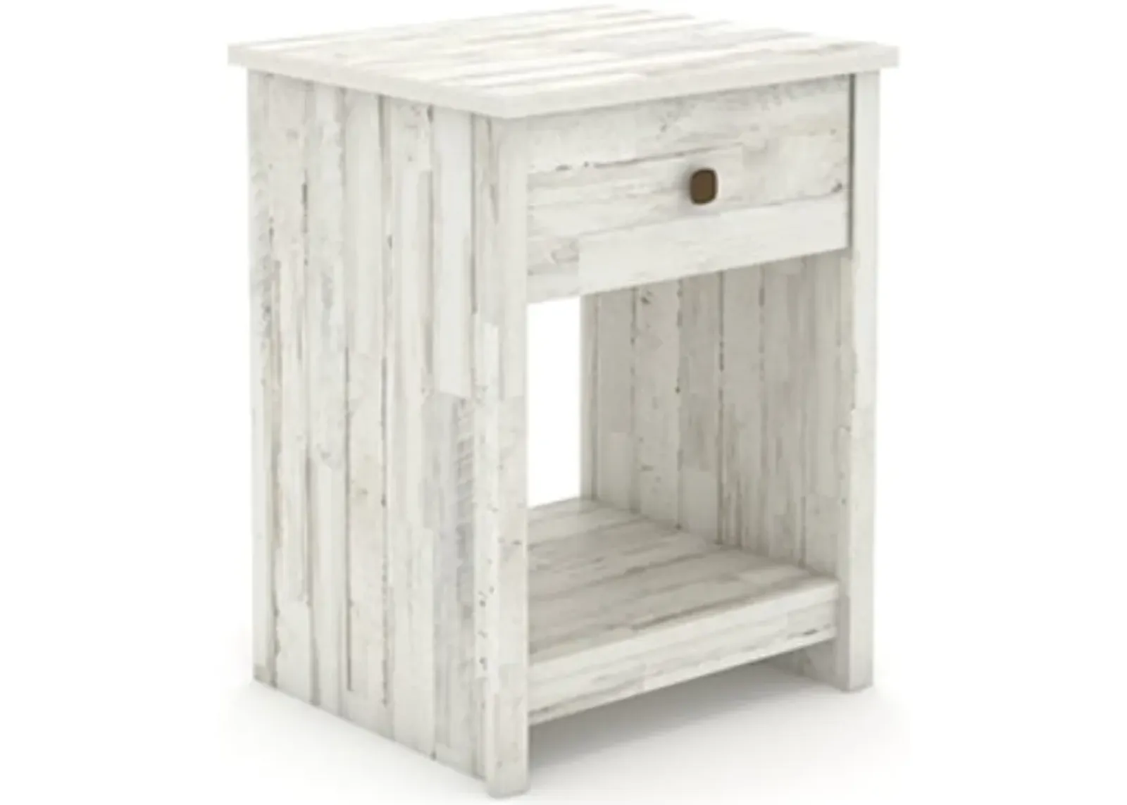 Sauder® River Ranch® White Plank® Nightstand with Drawer