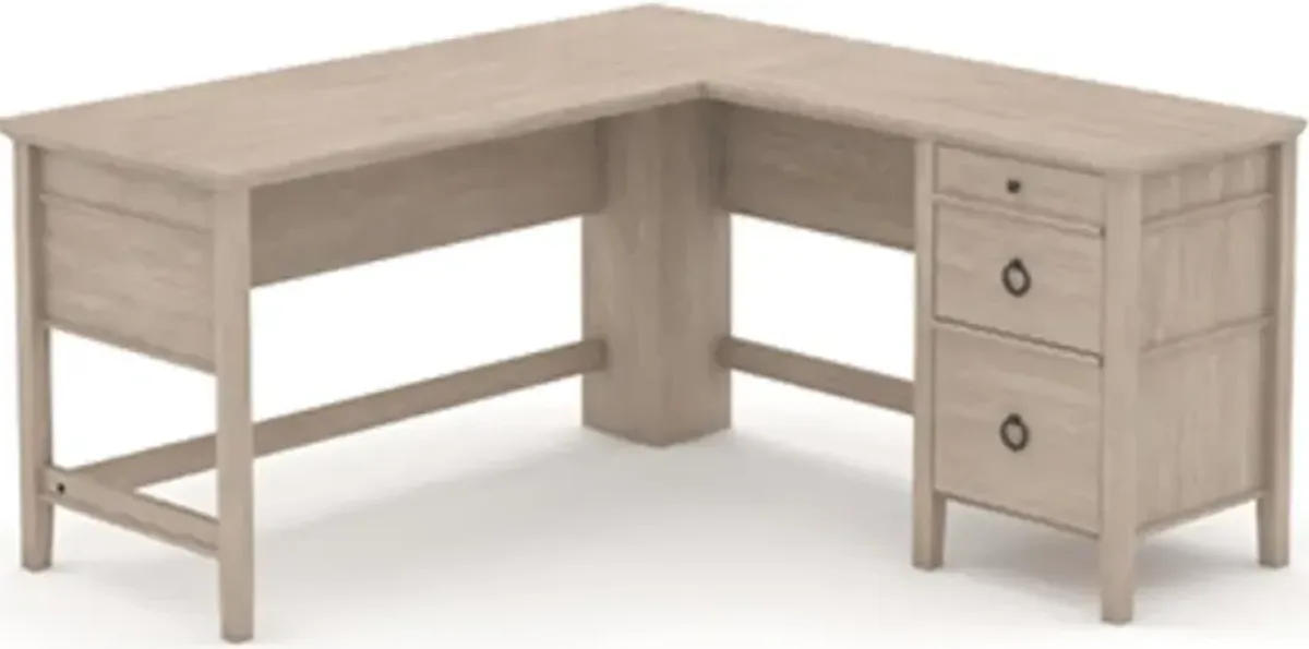 Sauder® East Adara® Cascade Oak L-Shaped Computer Desk