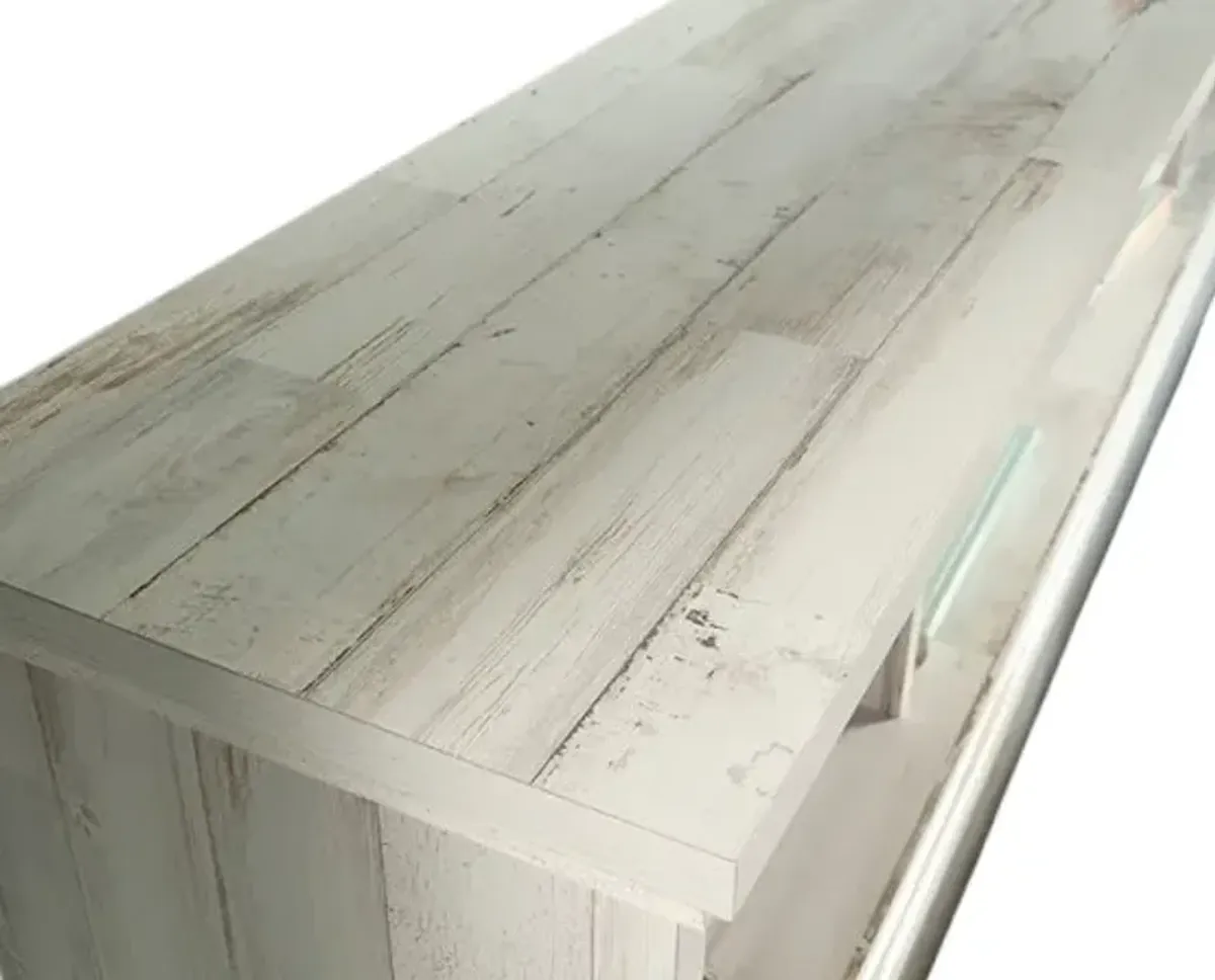 Sauder® River Ranch® White Plank® Full/Queen Bookcase Headboard