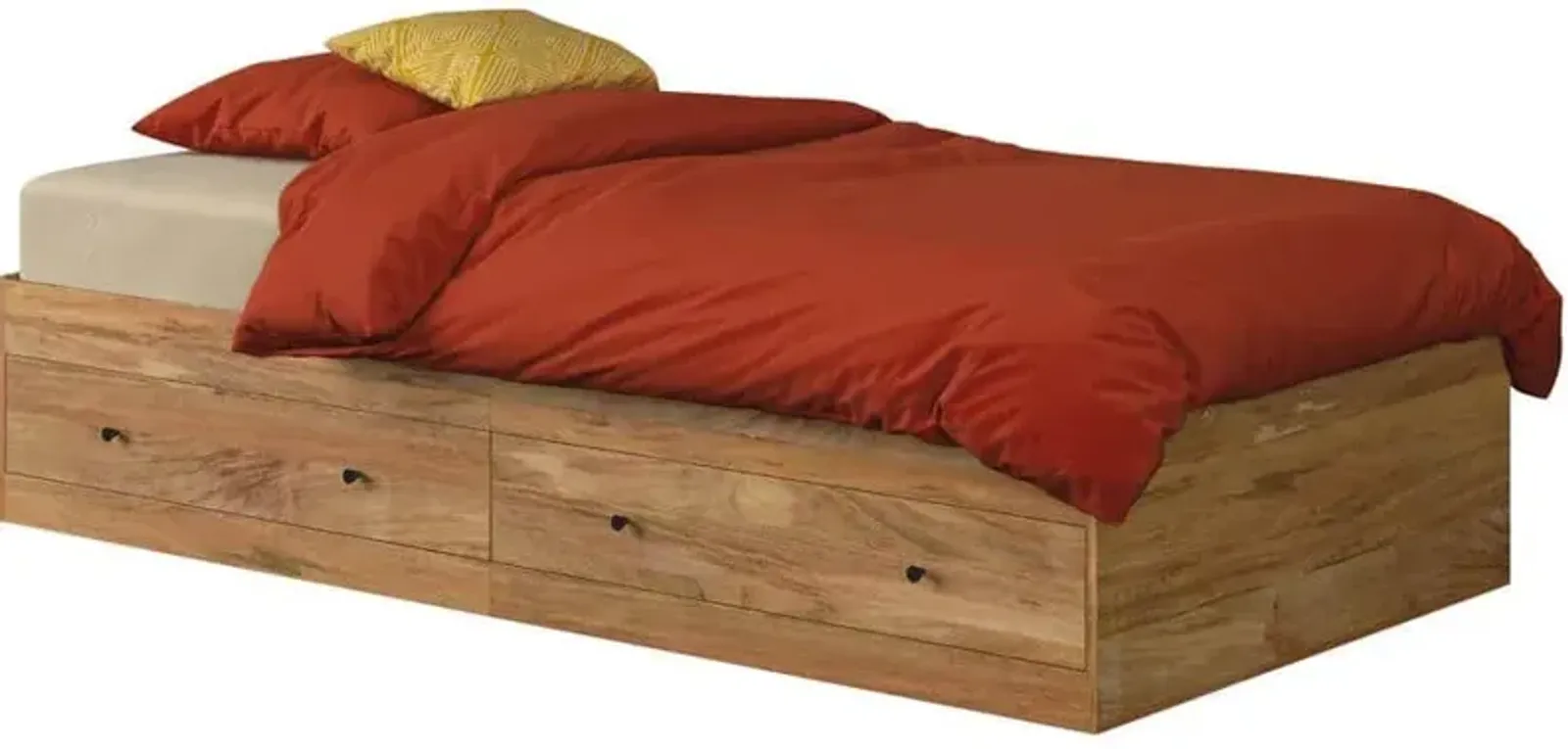 Sauder® Cannery Bridge® Sindoori Mango® Twin Mate's Bed