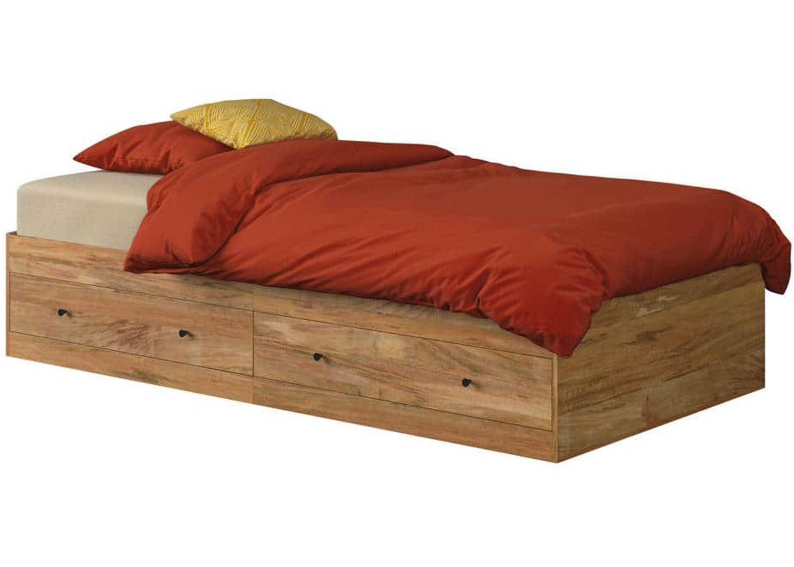 Sauder® Cannery Bridge® Sindoori Mango® Twin Mate's Bed