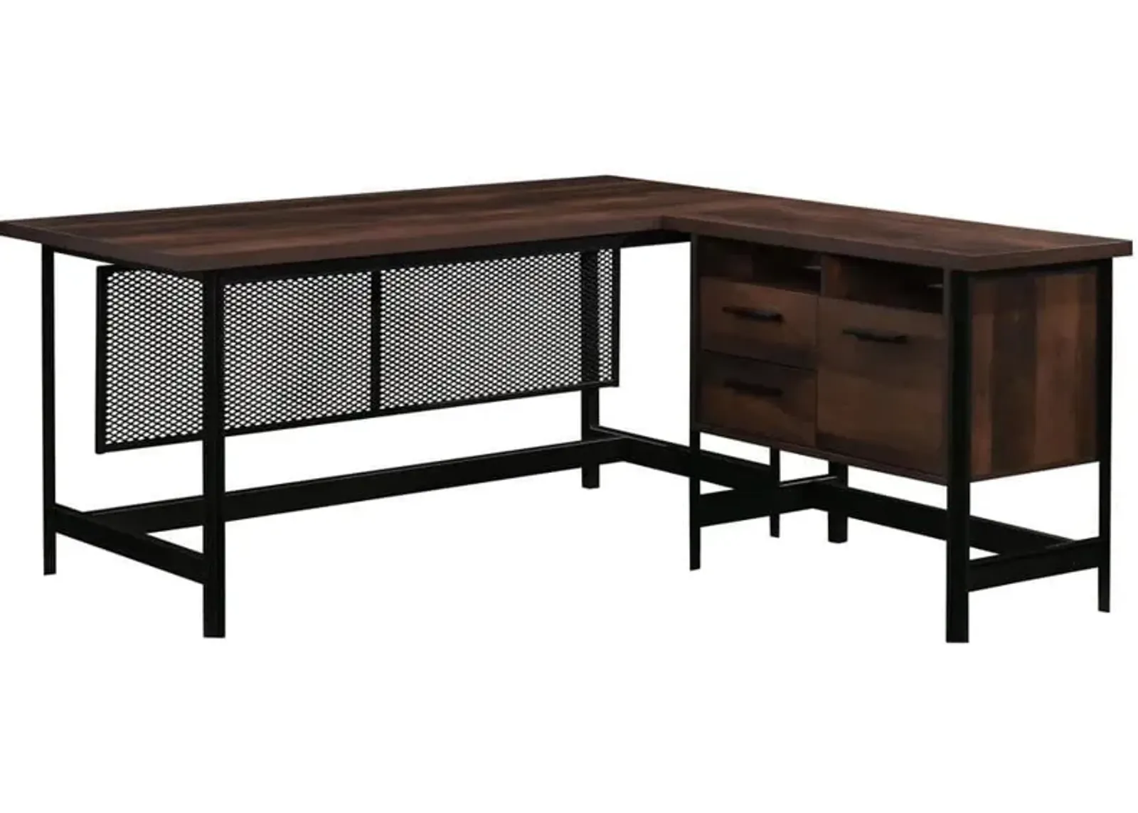 Sauder® Briarbrook® Barrel Oak®/Black Office Computer Desk