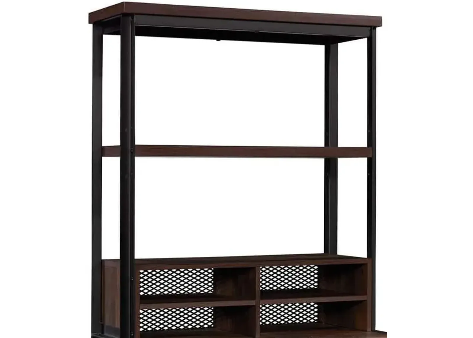 Sauder® Briarbrook® Barrel Oak®/Dark Brown Library Hutch for Cabinet