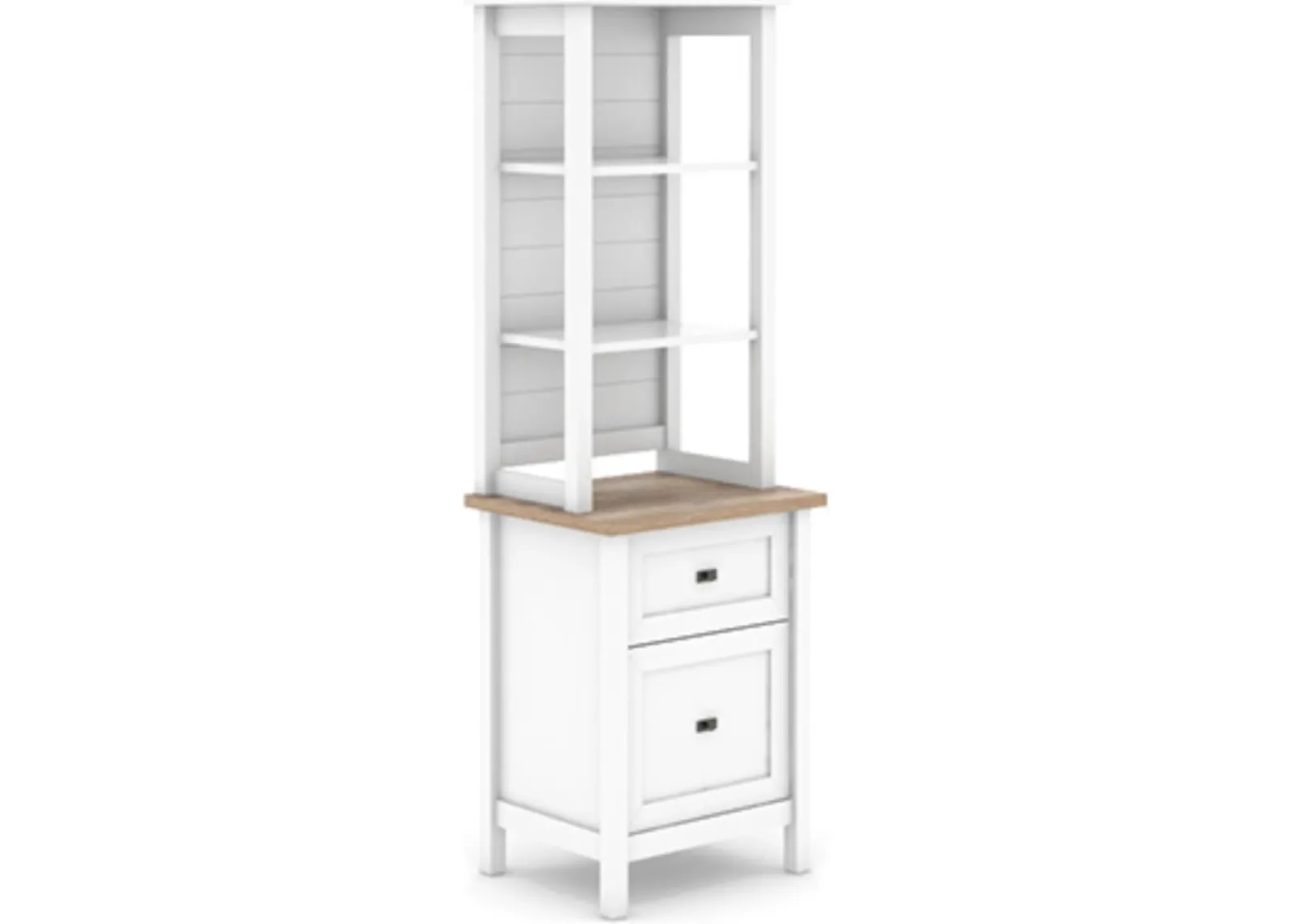 Sauder® Cottage Road® Brown/White Storage Tower Cabinet