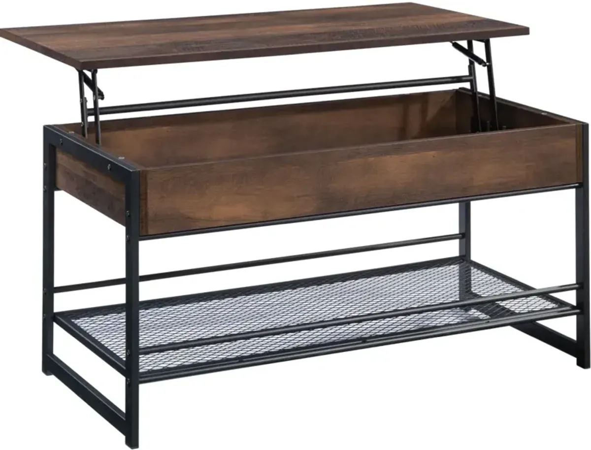 Sauder® Briarbrook® Barrel Oak® Lift-Top Coffee Table