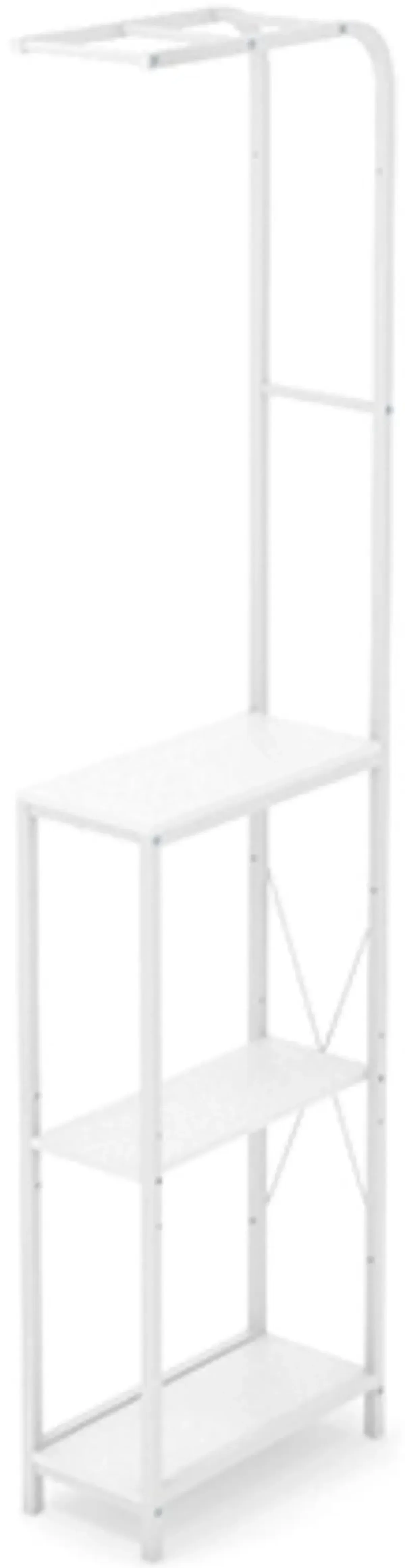 Sauder® North Avenue® Compact White Laundry Stand and Drying Rack