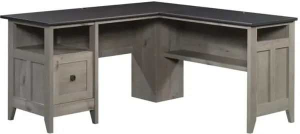 Sauder® August Hill Mystic Oak® L-Shaped Office Desk