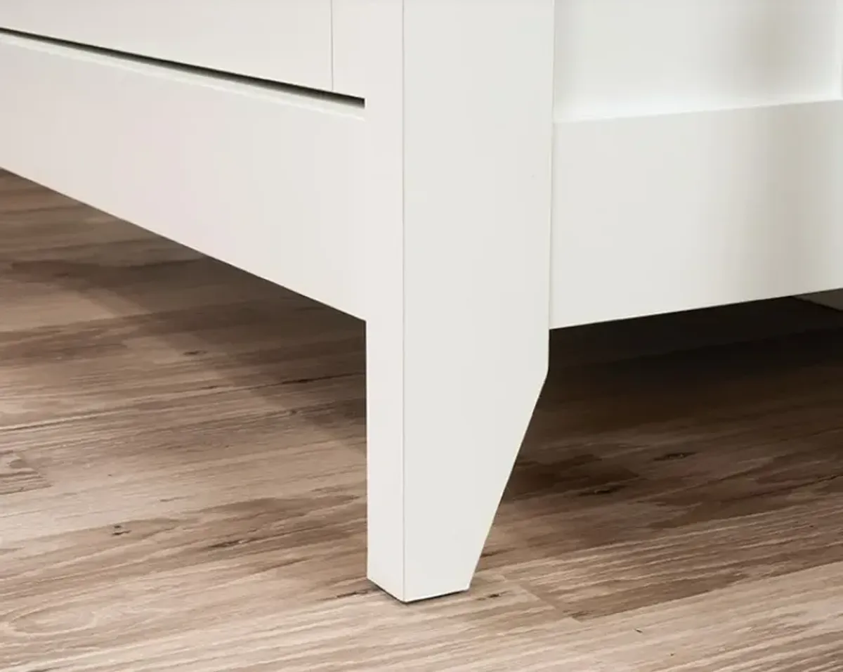 Sauder® August Hill Soft White® Open Shelf Lateral File Cabinet