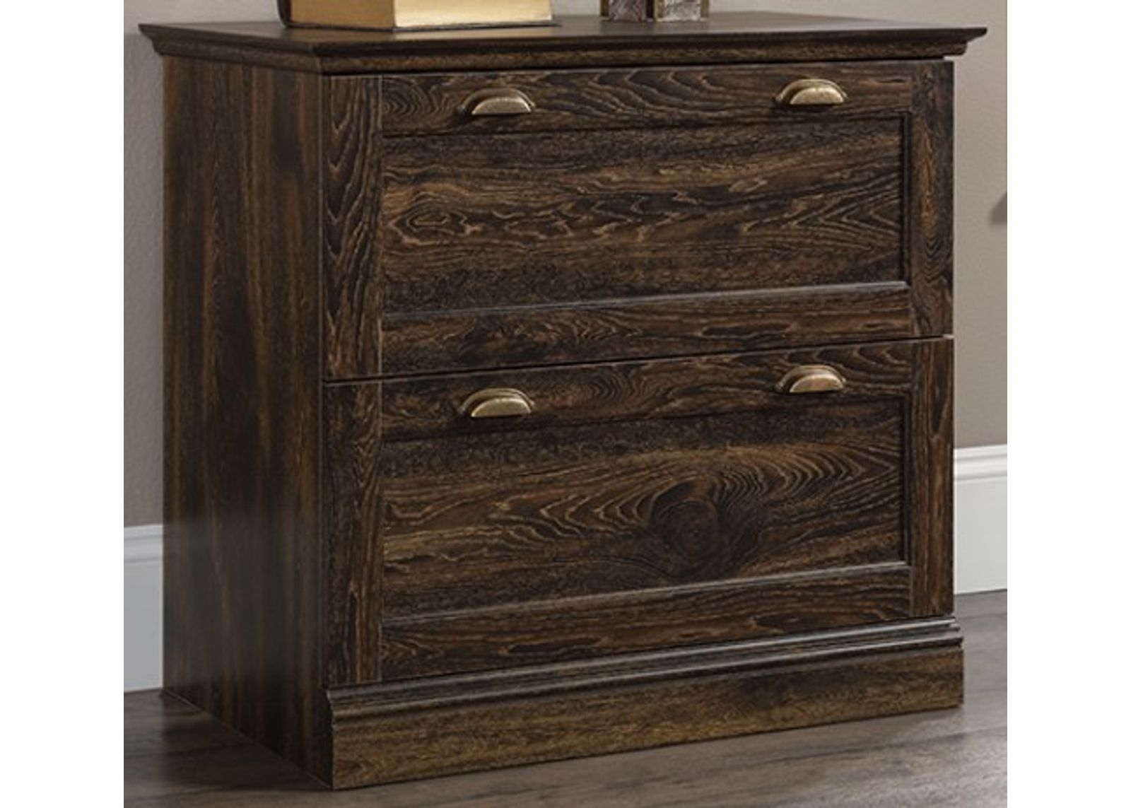 Sauder® Barrister Lane® Iron Oak Drawer Lateral File Cabinet