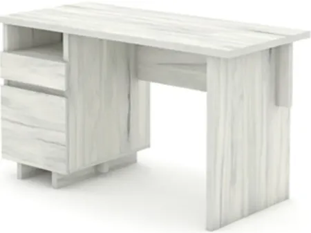 Sauder® Select Haze Acacia® Single Pedestal Desk