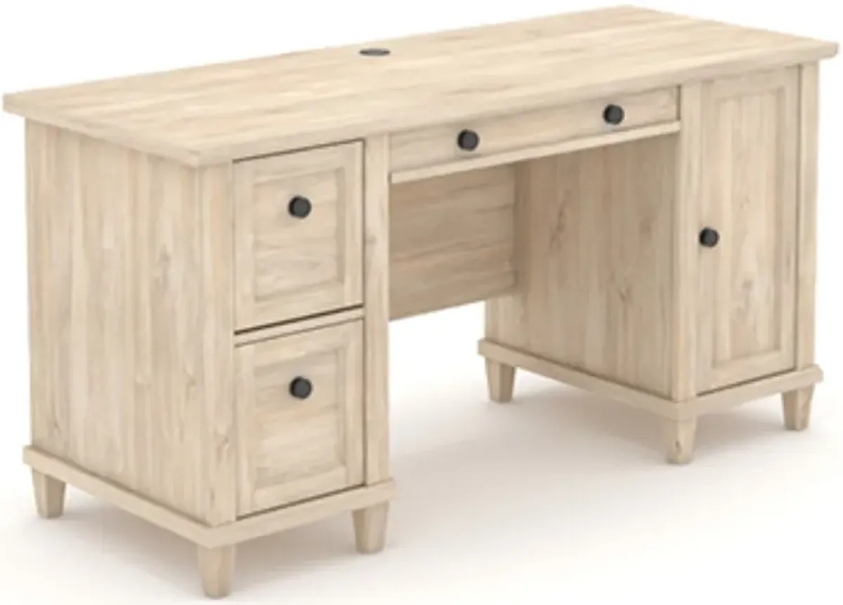 Sauder® Hammond® Chalk Oak® Computer Desk with Drawers