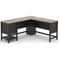 Sauder® Cottage Road® Raven Oak® L-Shaped Desk