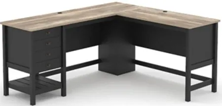 Sauder® Cottage Road® Raven Oak® L-Shaped Desk