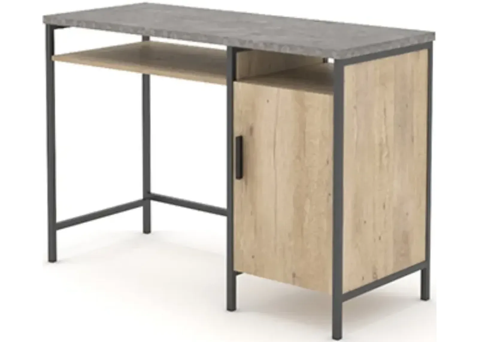 Sauder® Market Commons® Prime Oak® Single Pedestal Desk