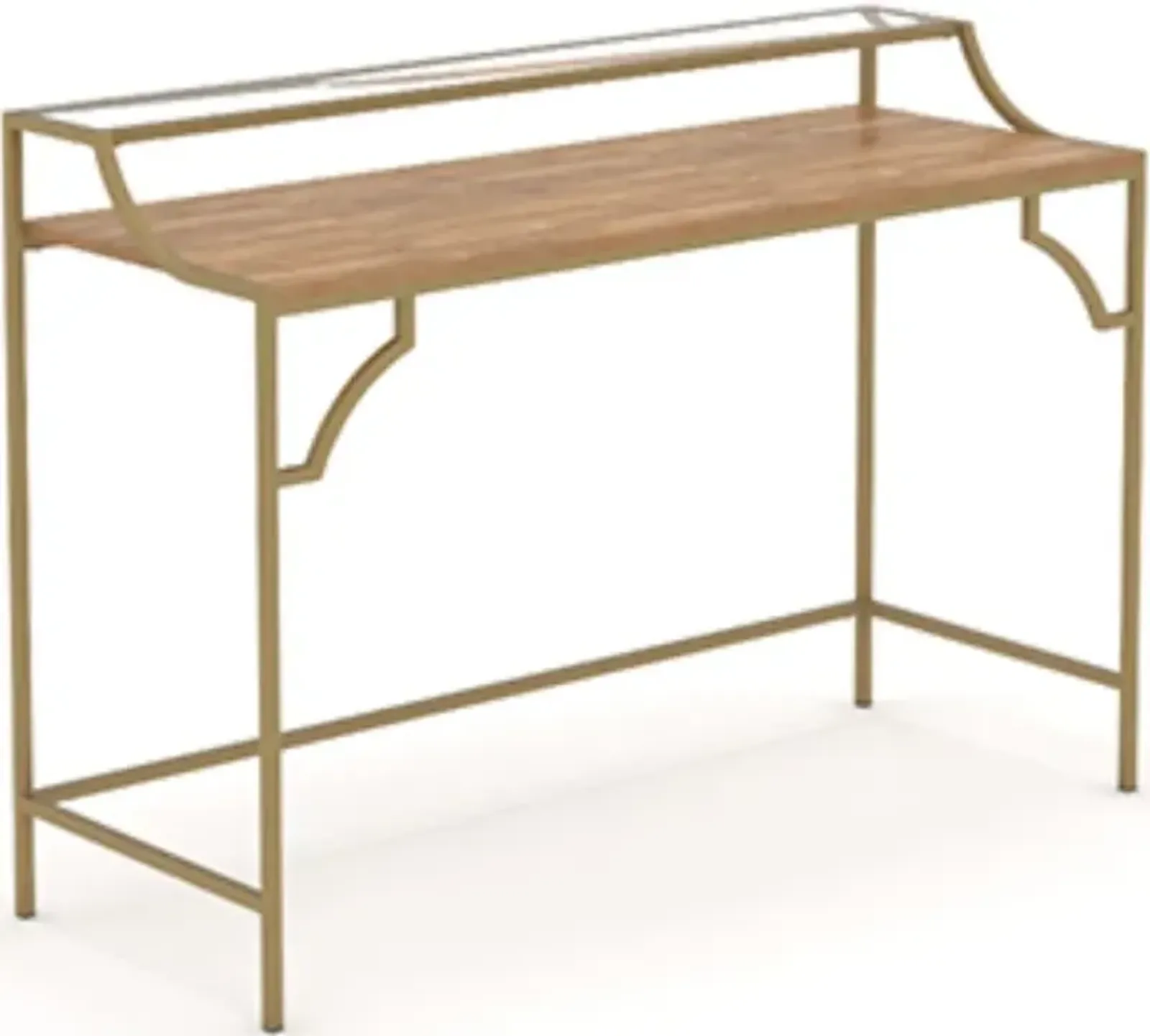 Sauder® International Lux® Sindoori Mango® Wood Writing Desk