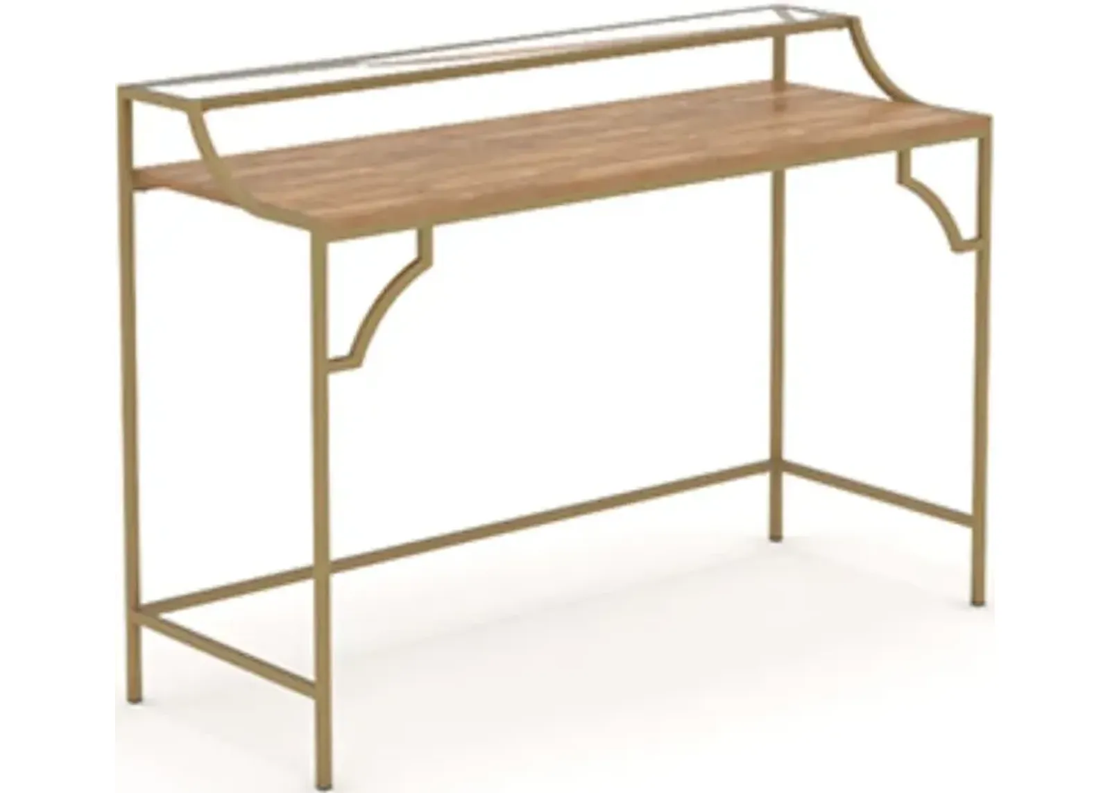 Sauder® International Lux® Sindoori Mango® Wood Writing Desk