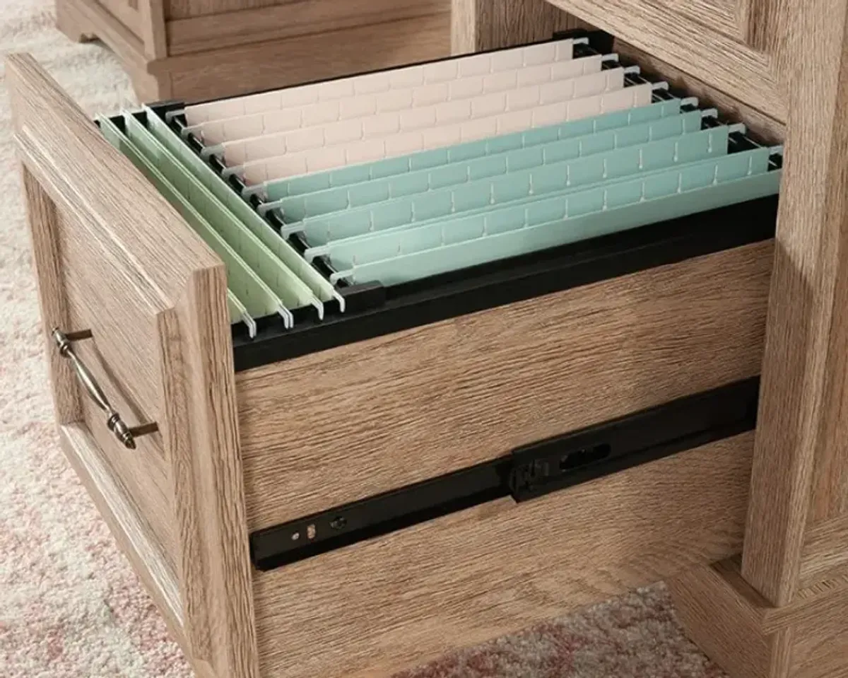 Sauder® Rollingwood® Brushed Oak Double Pedestal Executive Desk