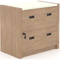 Sauder® Dixon City® Brushed Oak Lateral File Cabinet