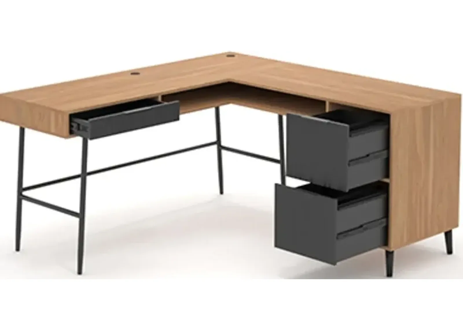 Sauder® Ambleside® Serene Walnut Desk