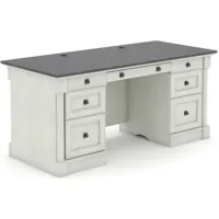 Sauder® Palladia® Glacier Oak® Executive Office Desk