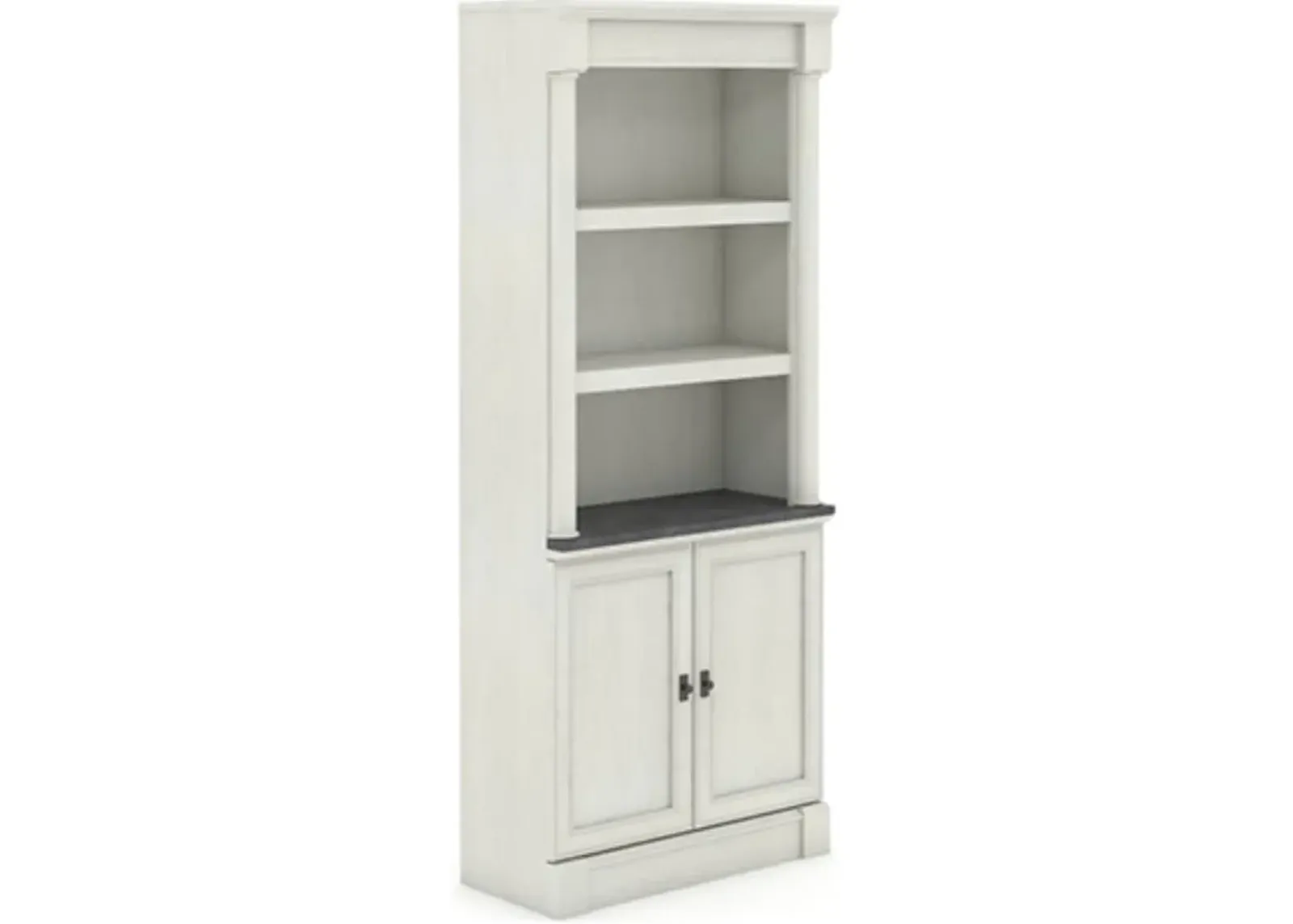 Sauder® Palladia® Glacier Oak®/Off-White Library Bookcase