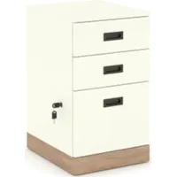 Sauder® Dixon City® Pebbled White Mobile File Cabinet
