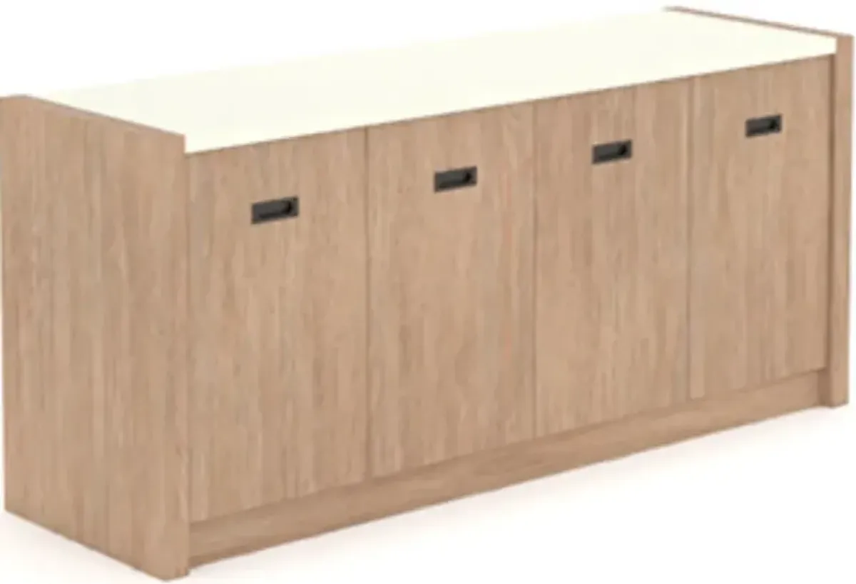 Sauder® Dixon City® Brushed Oak Office Storage Credenza