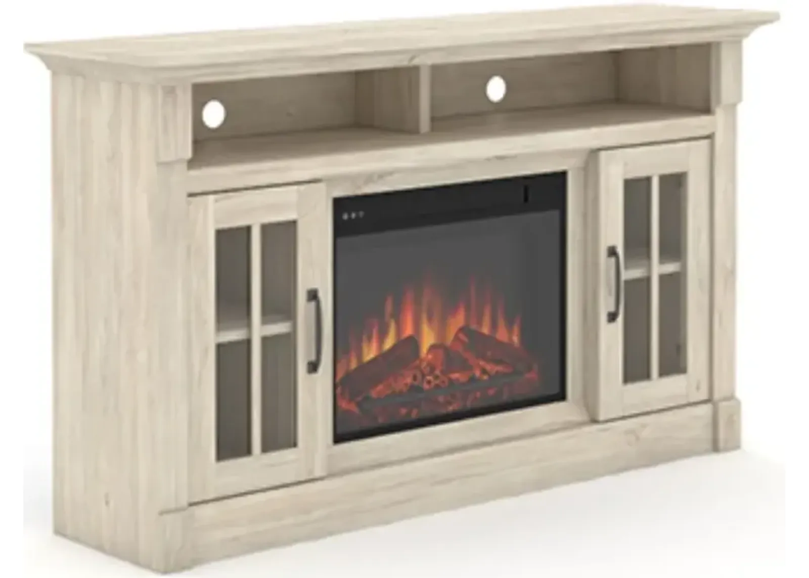 Sauder® Select Chalk Oak® Fireplace TV Credenza