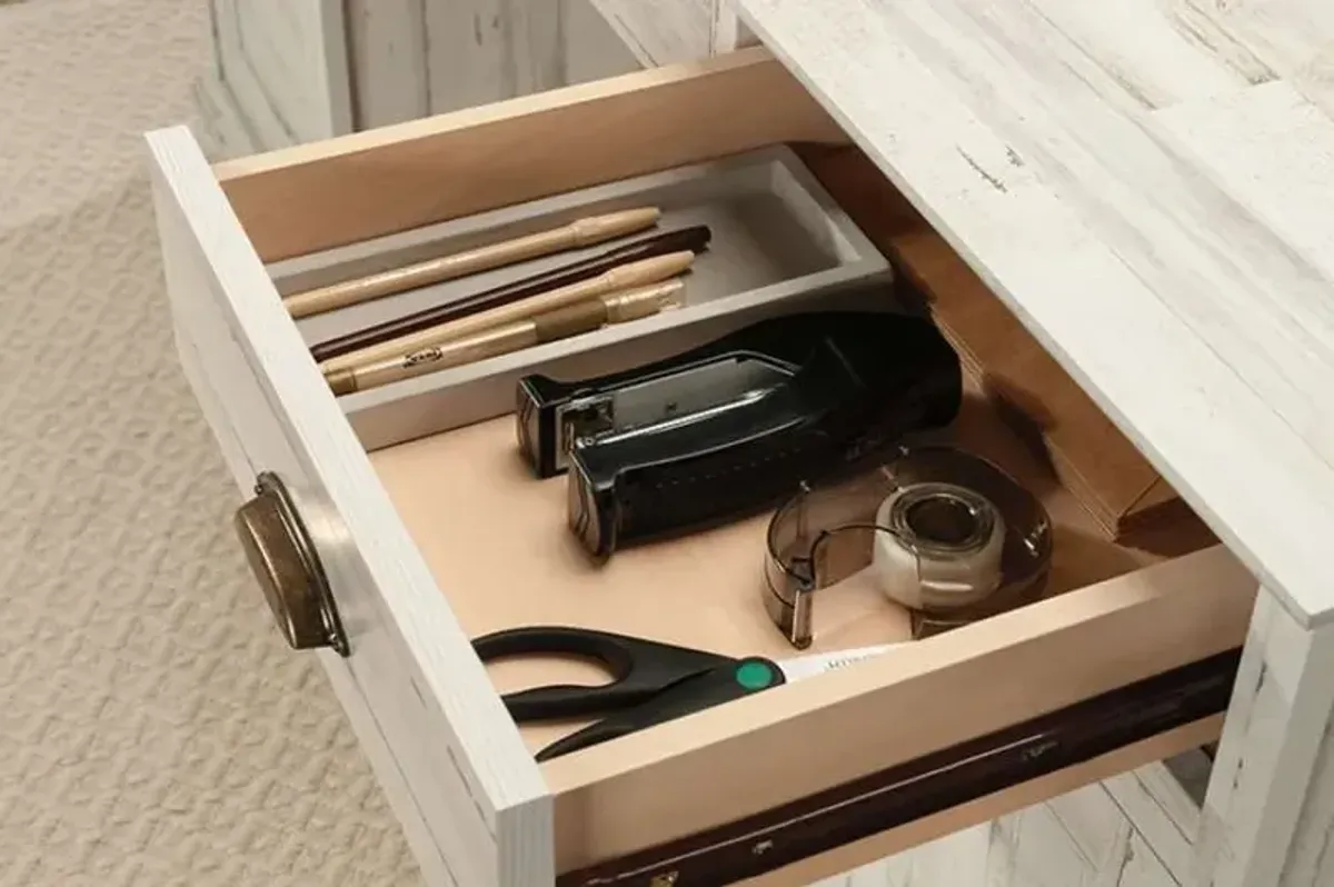 Sauder® Barrister Lane® White Plank® Office Executive Desk