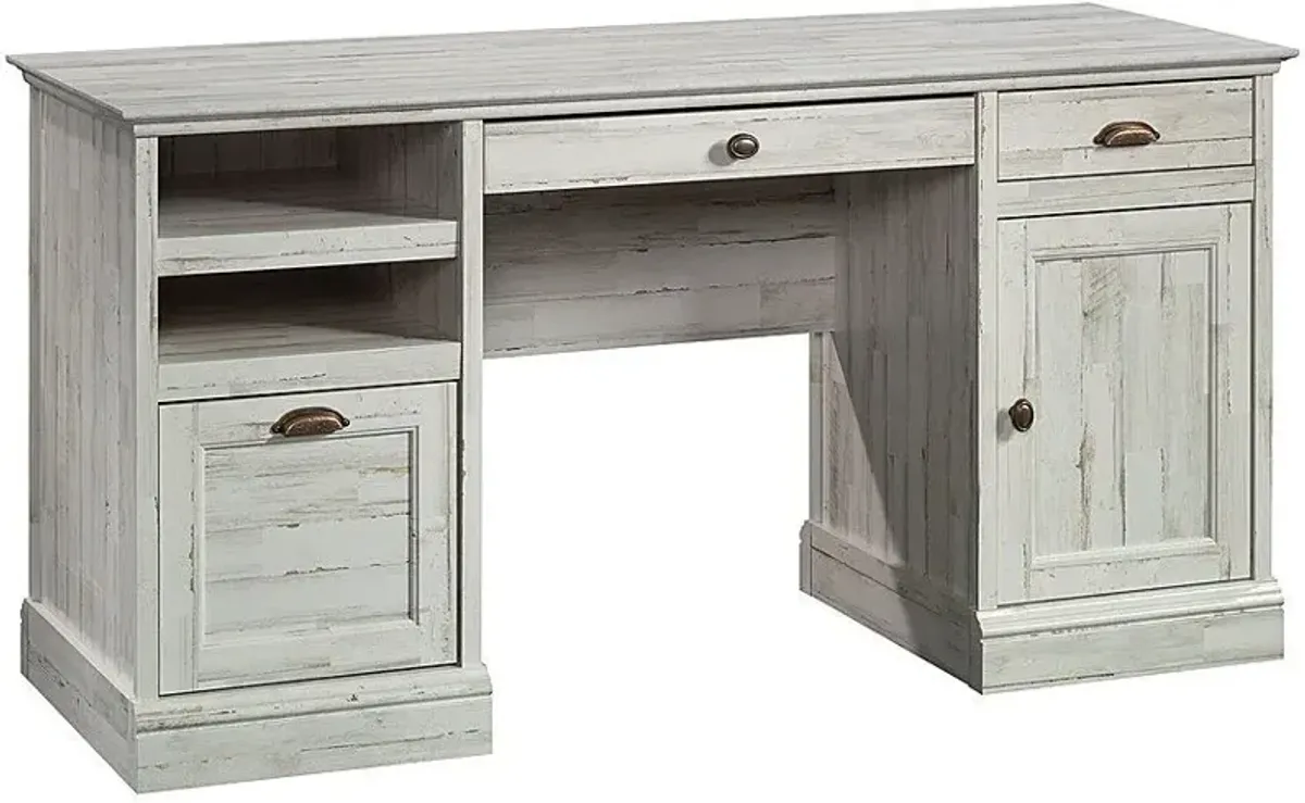 Sauder® Barrister Lane® White Plank® Office Executive Desk