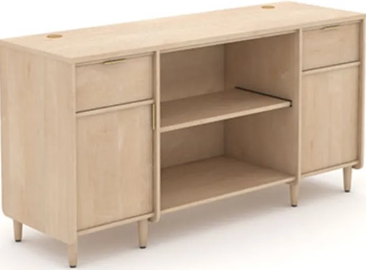 Sauder® Clifford Place® Natural Maple Office Storage Credenza