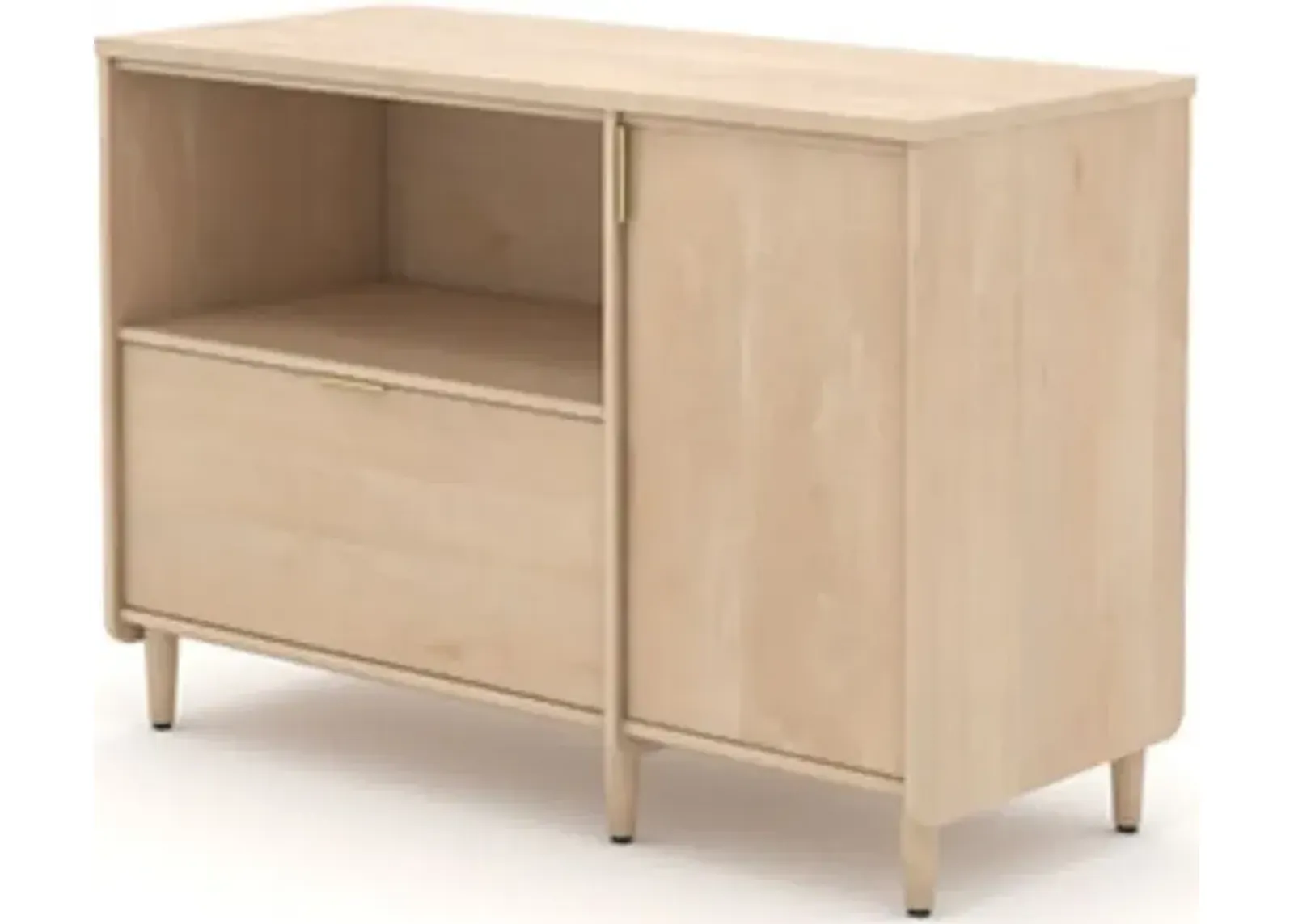 Sauder® Clifford Place® Natural Maple TV Credenza with Storage