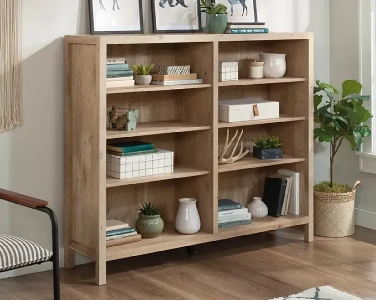 Sauder® Pacific View® Beige/Prime Oak® Cubby Storage Bookcase