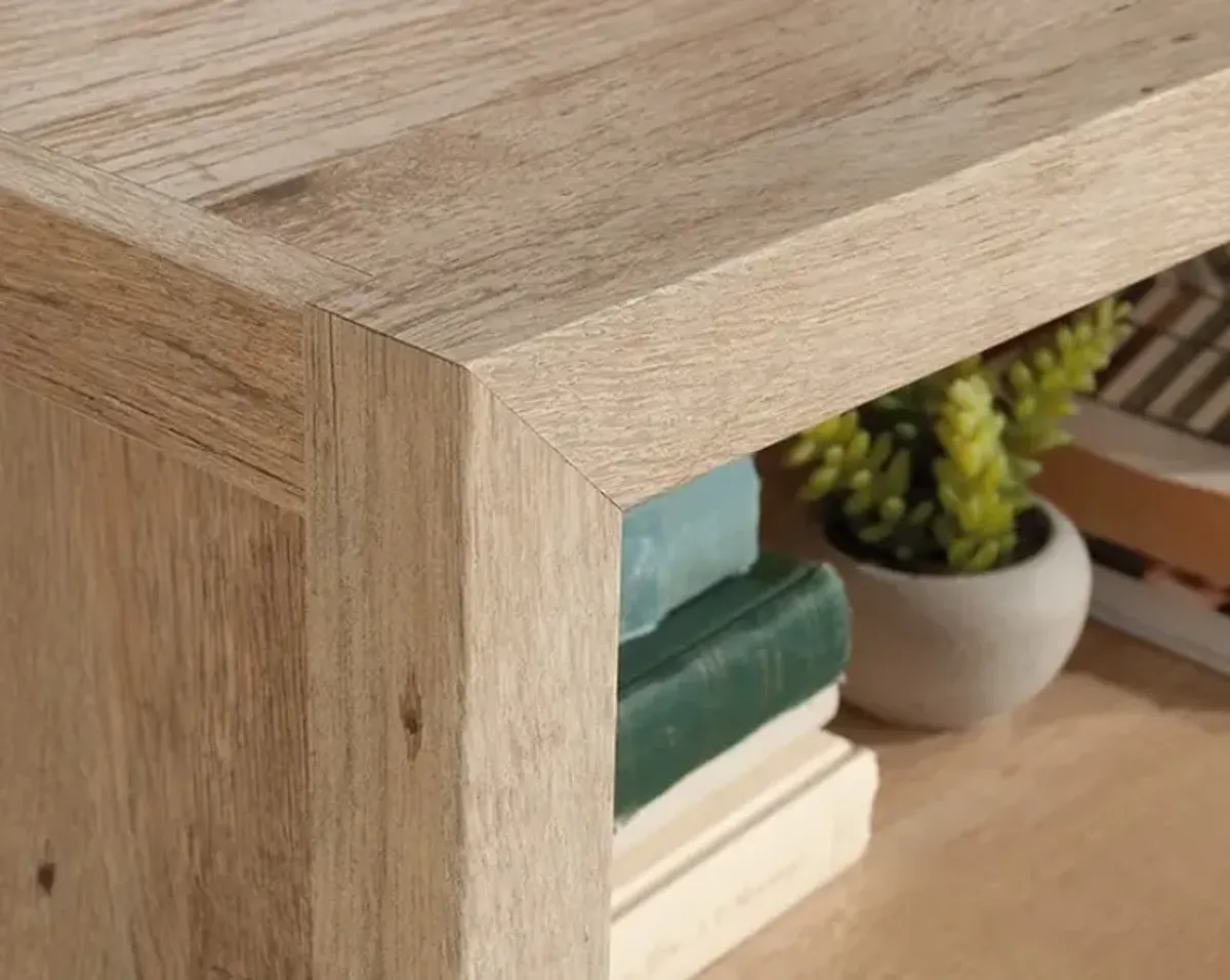 Sauder® Pacific View® Beige/Prime Oak® Cubby Storage Bookcase