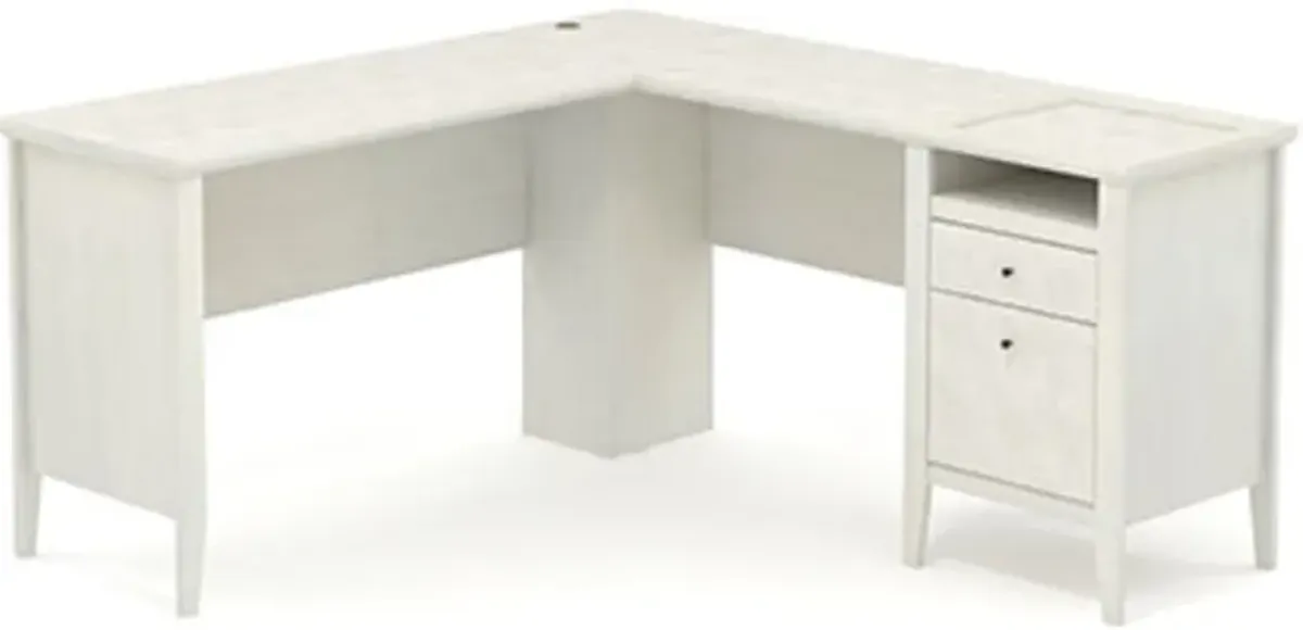 Sauder® Larkin Ledge® Glacier Oak® L-Shaped Desk