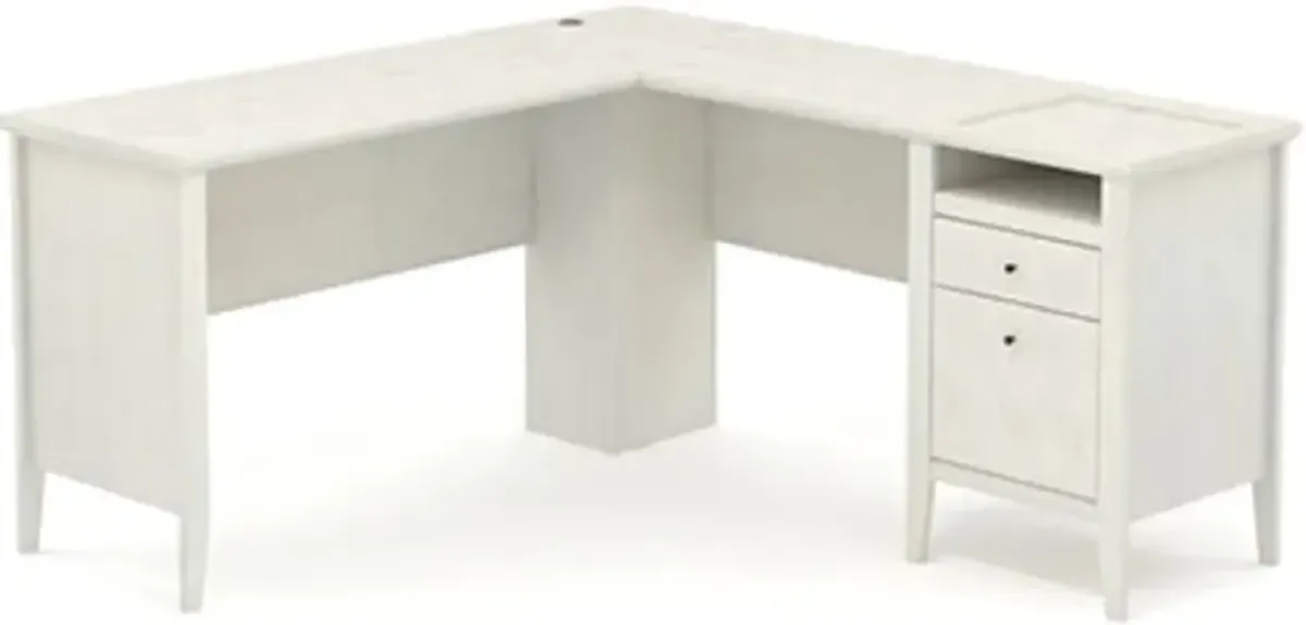 Sauder® Larkin Ledge® Glacier Oak® L-Shaped Desk