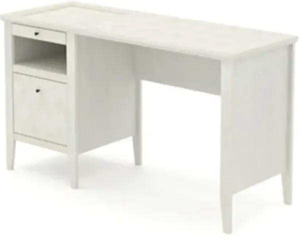 Sauder® Larkin Ledge® Glacier Oak® Single Pedestal Desk