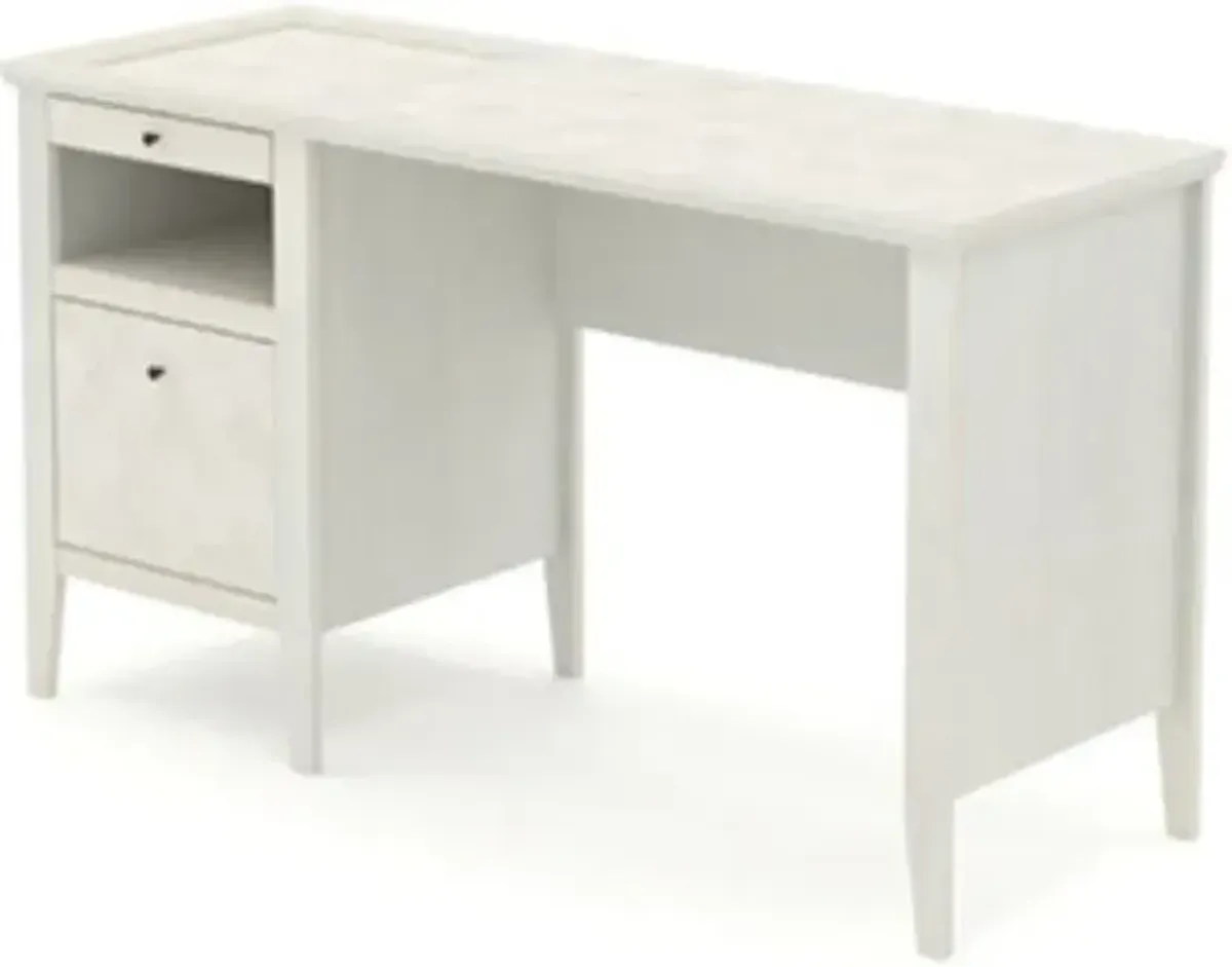 Sauder® Larkin Ledge® Glacier Oak® Single Pedestal Desk