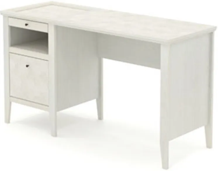 Sauder® Larkin Ledge® Glacier Oak® Single Pedestal Desk