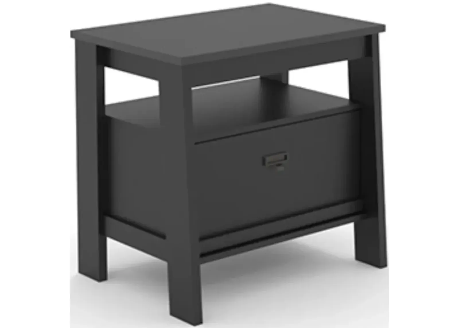 Sauder® Trestle® Raven Oak® Nightstand