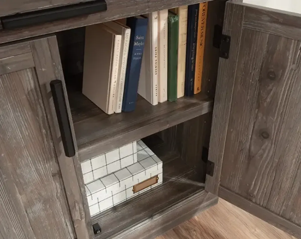 Sauder® Aspen Post® Pebble Pine® Storage Cabinet