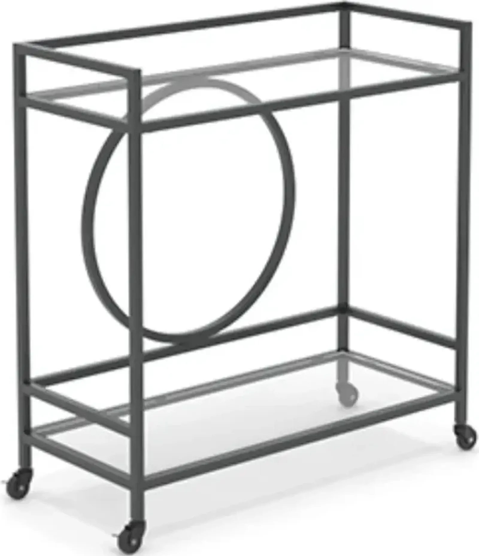 Sauder® International Lux® Black Bar Cart