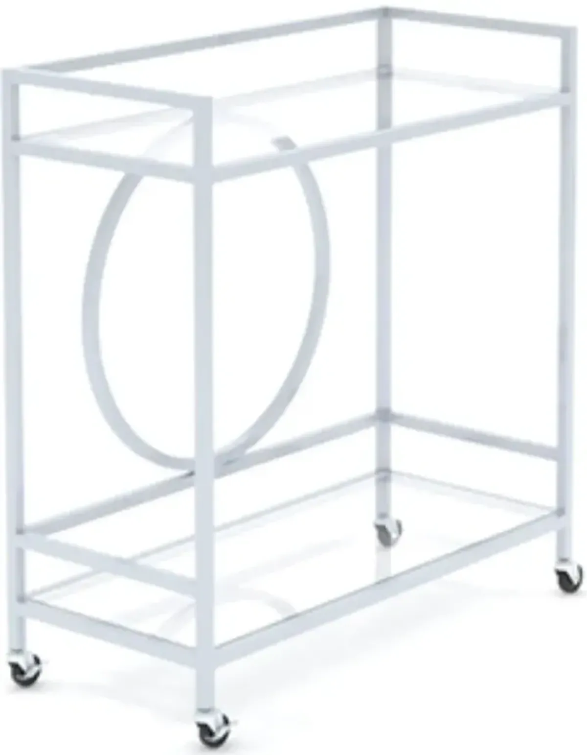 Sauder® International Lux® Silver Bar Cart