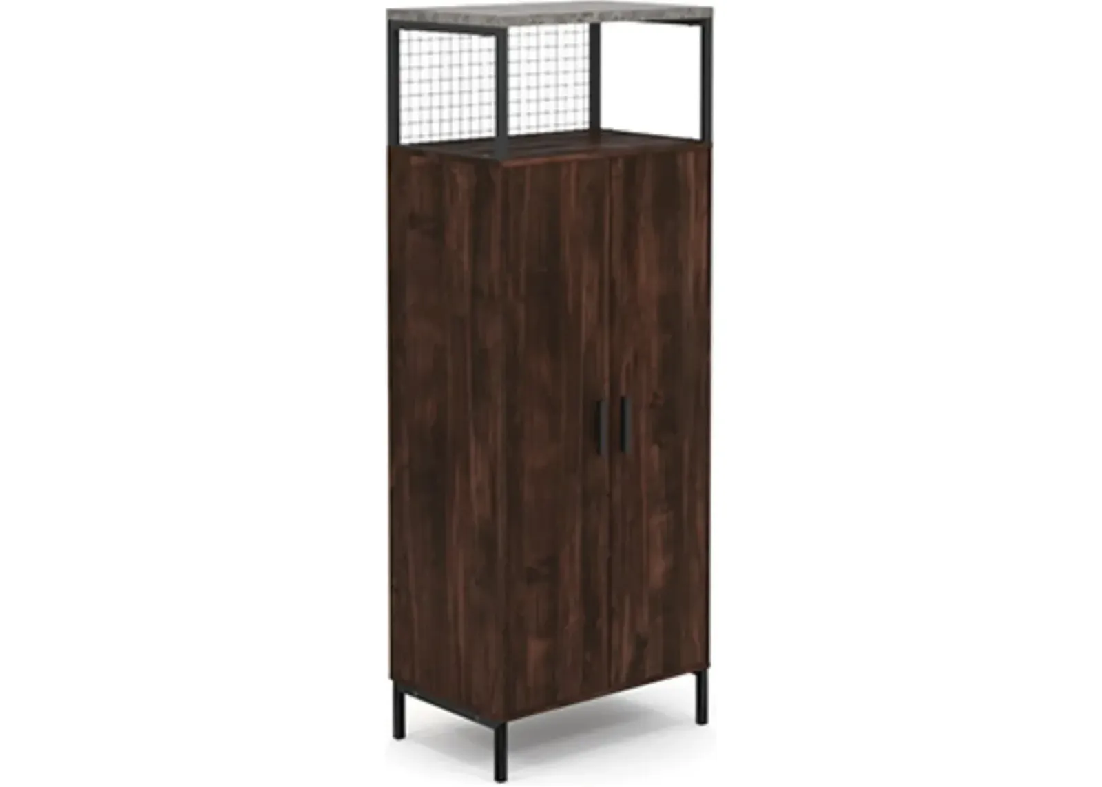 Sauder® Market Commons® Rich Walnut Storage Cabinet